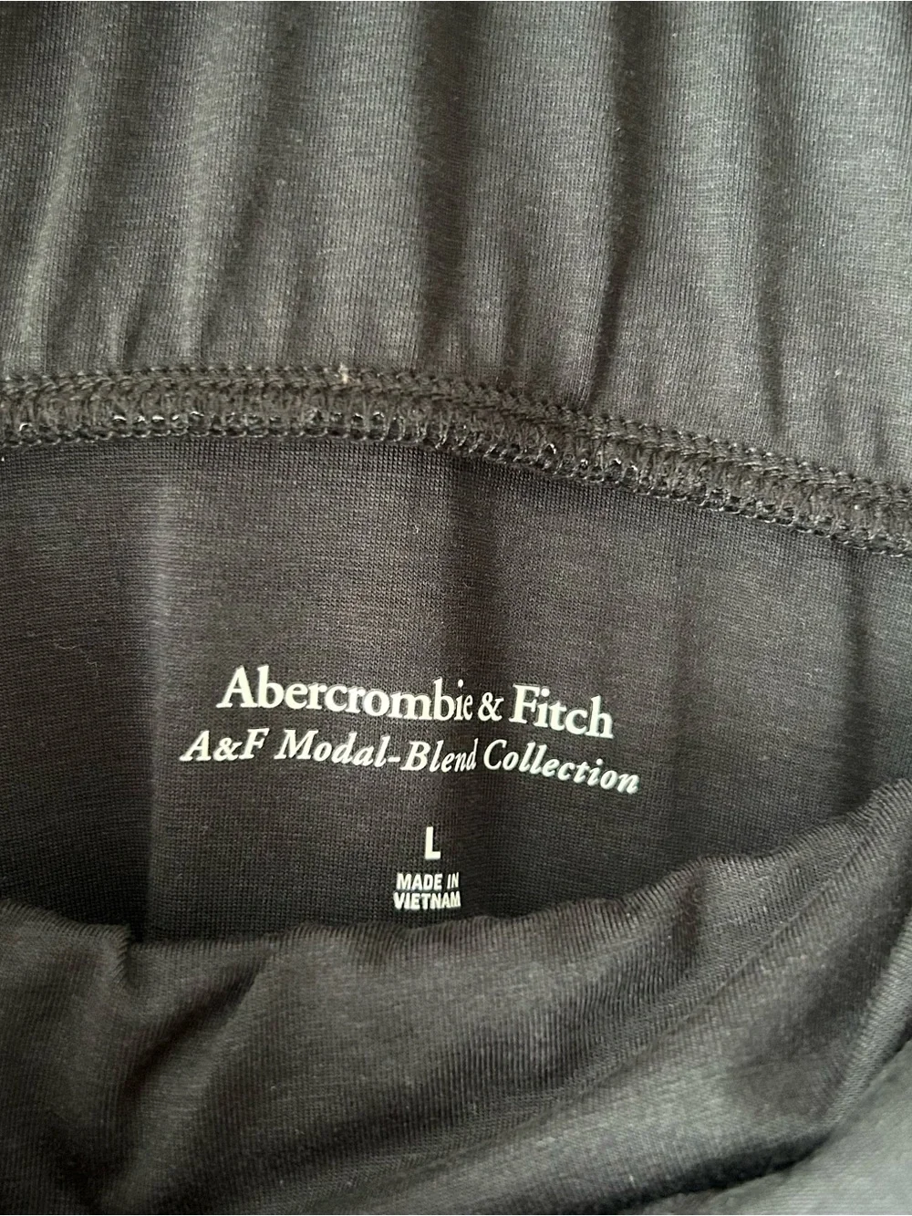Abercrombie & Fitch Off-The-Shoulder Knit Maxi Dress Modal-Blend Collection L